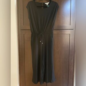 Women’s mid calf jumpsuit with cap sleeves